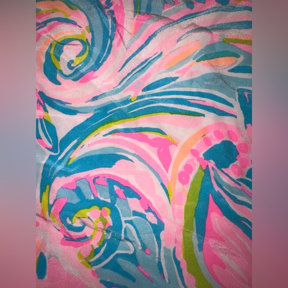 EUC Lilly Pulitzer 100% Silk Colorful Spaghetti Straps Sleeveless Top Size Small - Picture 6 of 9